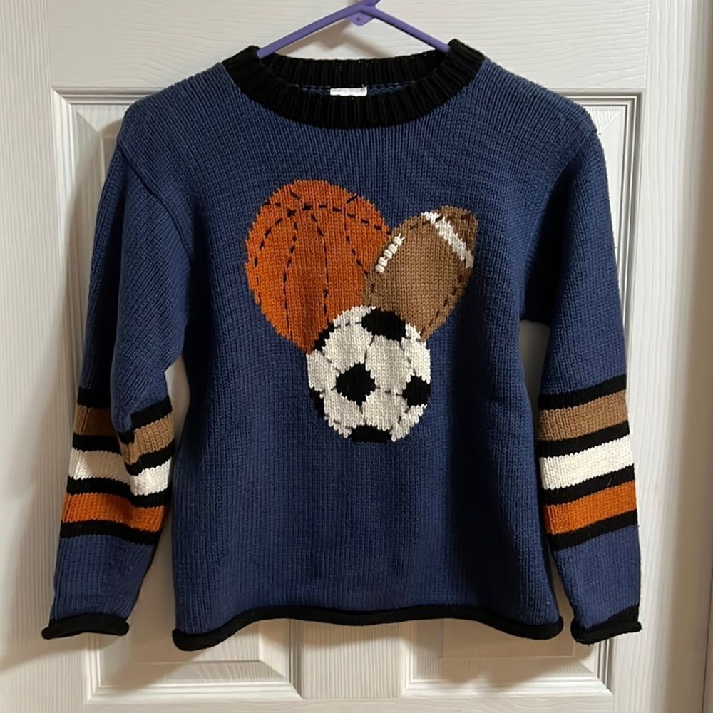 Mulberribush boys size 12 sports sweater.